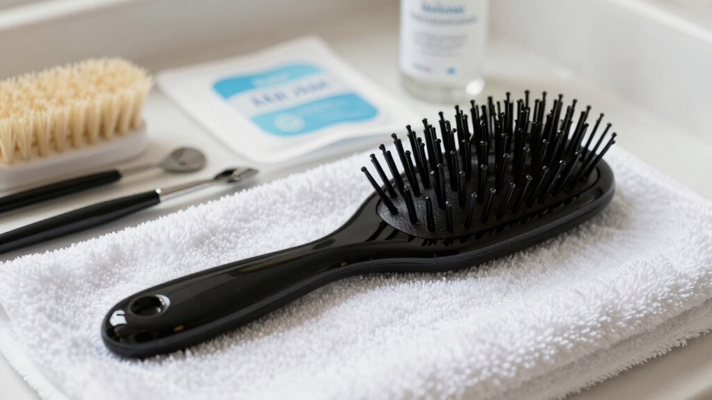 maintain clean hair tools