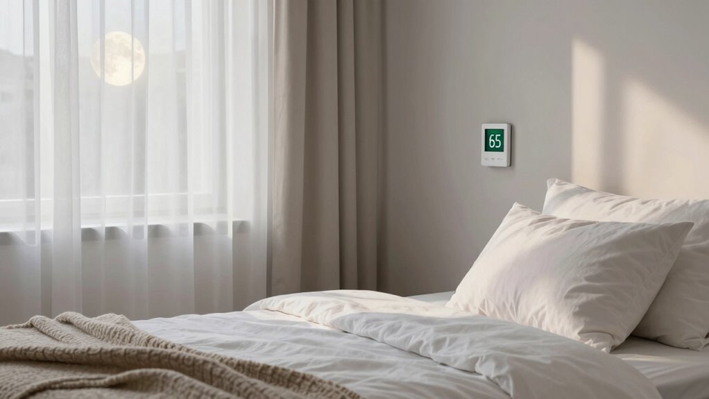 maintain consistent bedroom temperature