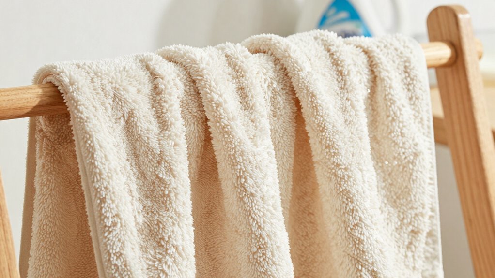 maintain soft fluffy towels