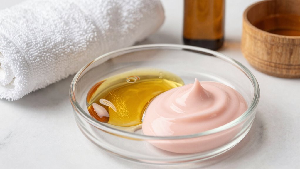 massage oils versus lotions