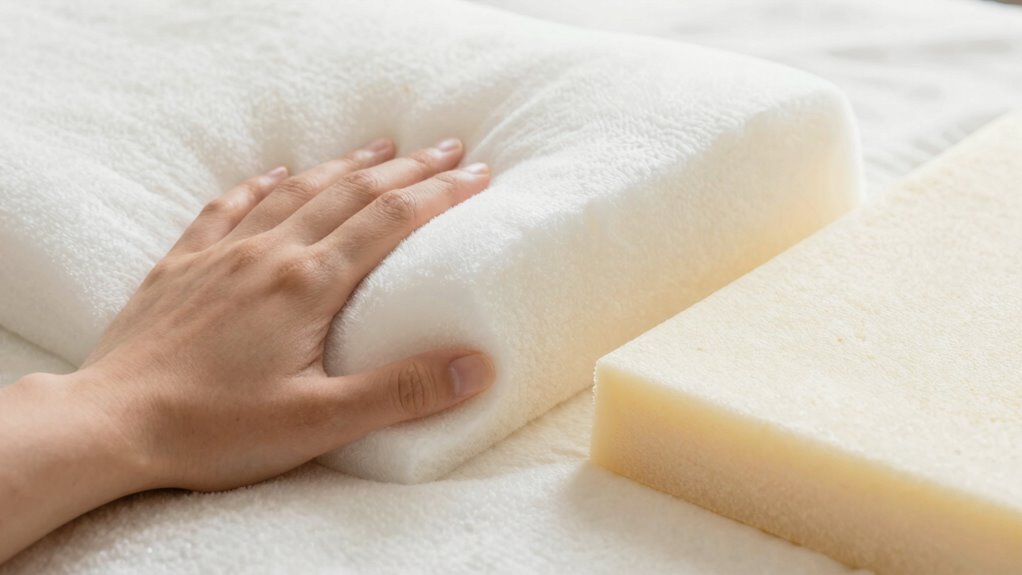 memory foam vs latex feel