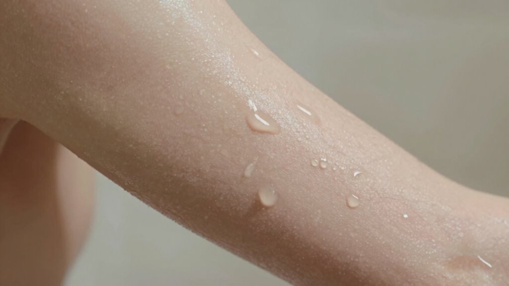 minerals cause skin buildup