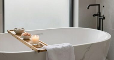 minimal bath ritual calm