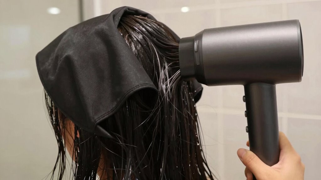 monitor hair dryness regularly