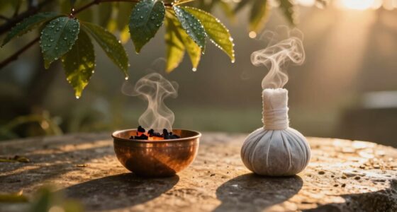 morning or evening heat therapy