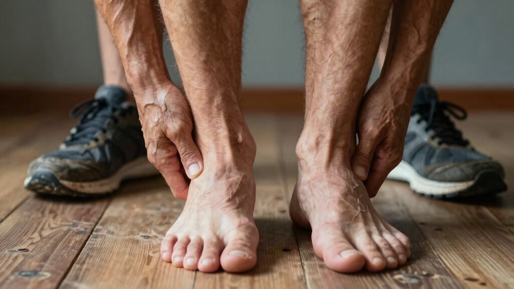 muscle strain and footwear