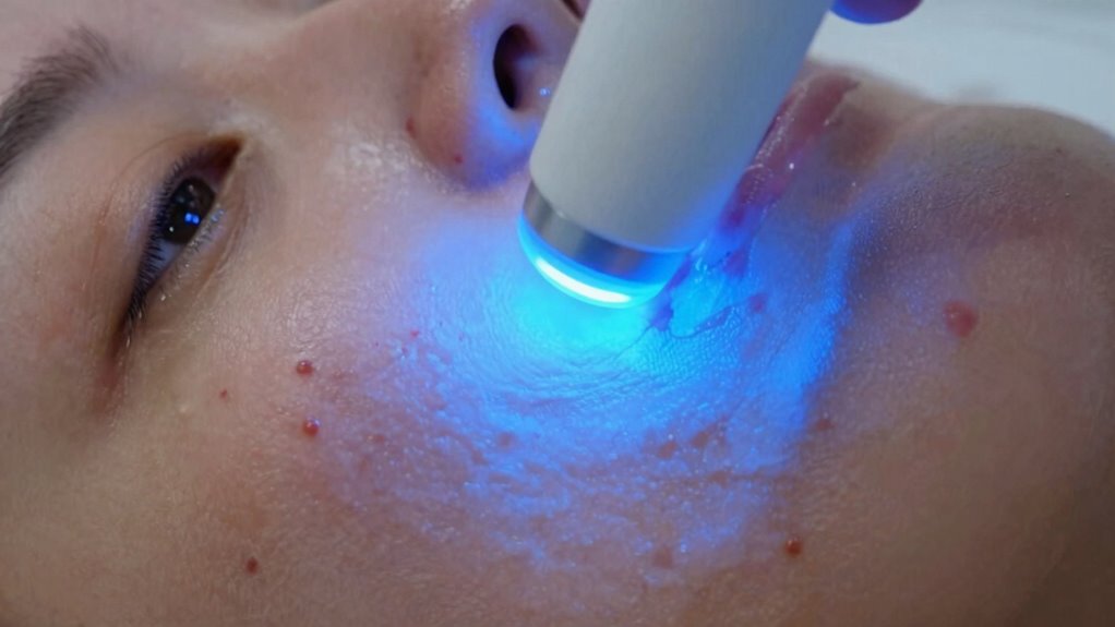 optimal blue light acne treatment