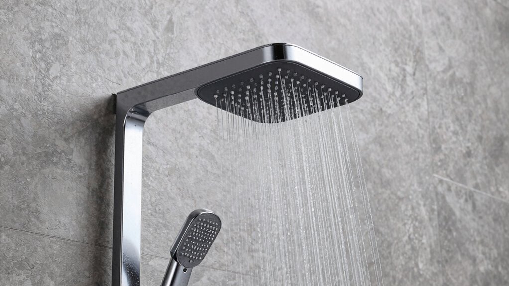 optimal rain shower pressure