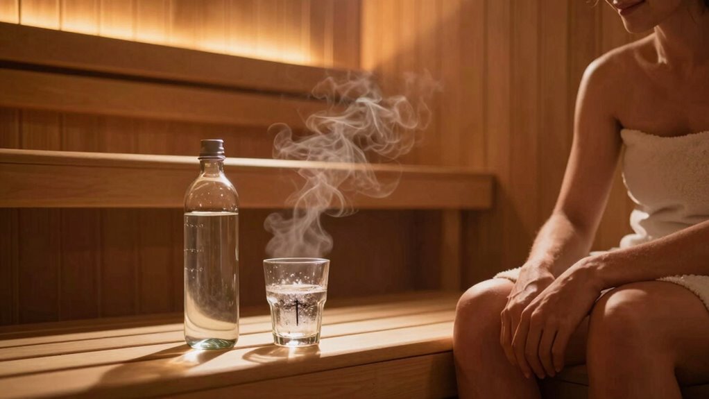 optimal sauna timing and hydration