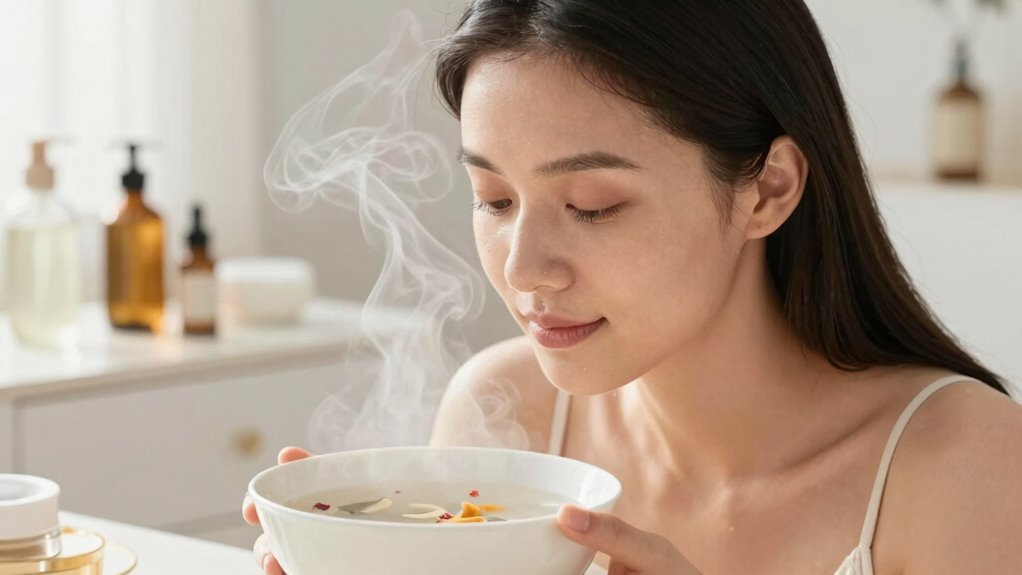 prepare skin with gentle cleansing