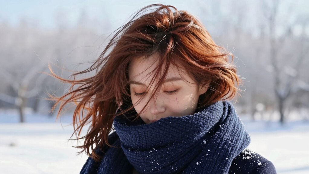 prevent static winter hair