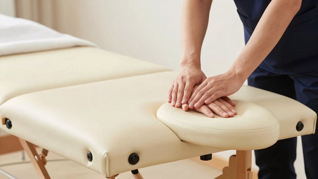 proper positioning reduces strain
