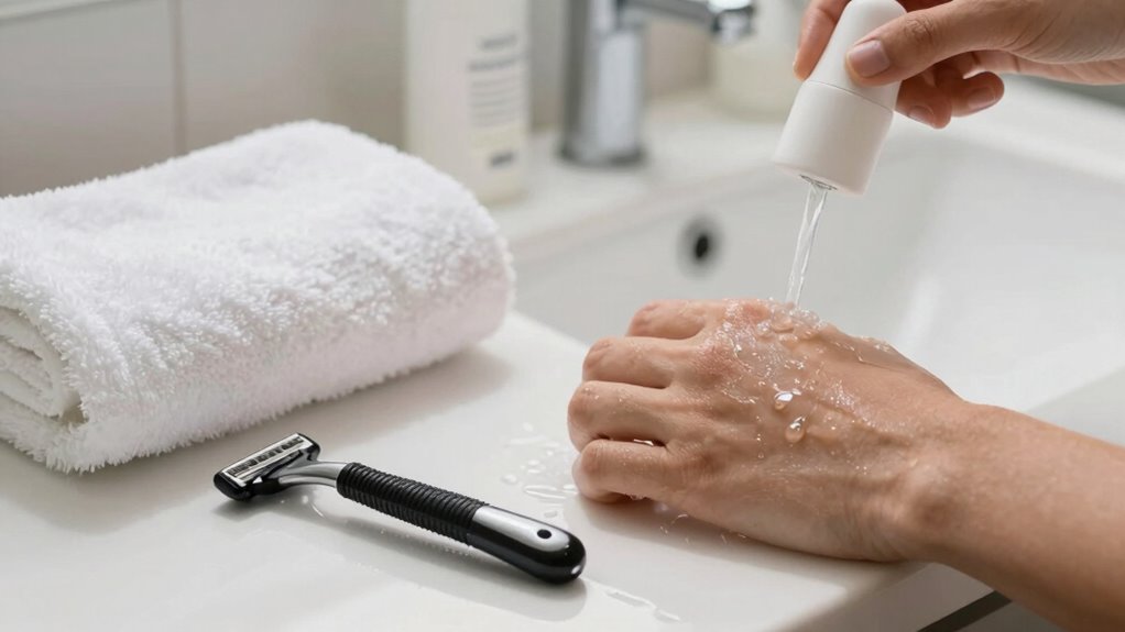 proper skin and tool preparation