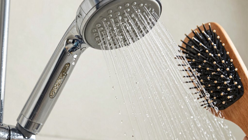 protect hair from mineral buildup