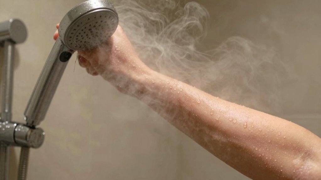 protect skin from hot water