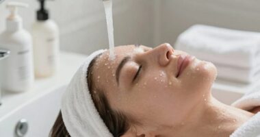 quick double cleansing routine