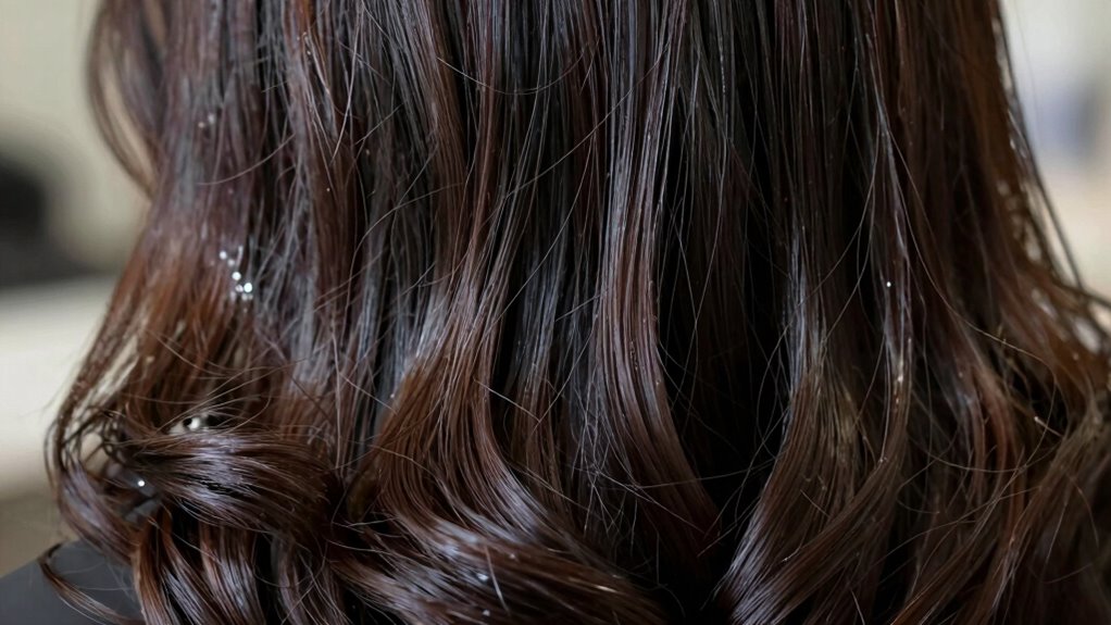 quick non permanent hair shine