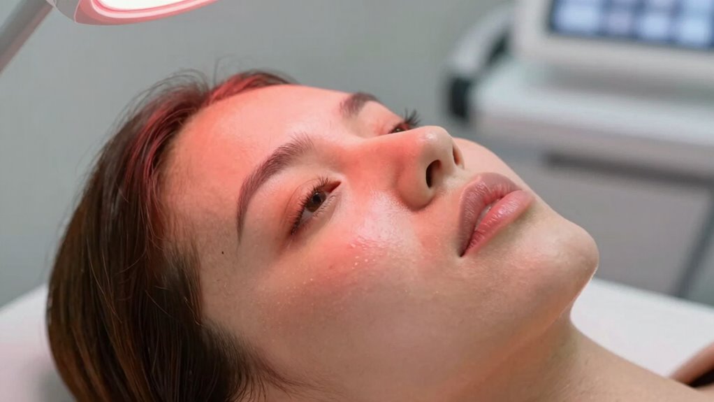 red light stimulates collagen