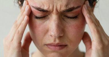 relieve tension with face