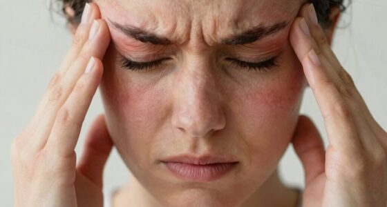 relieve tension with face