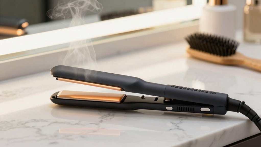 safe flat iron styling