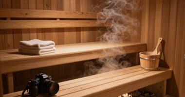sauna etiquette at home