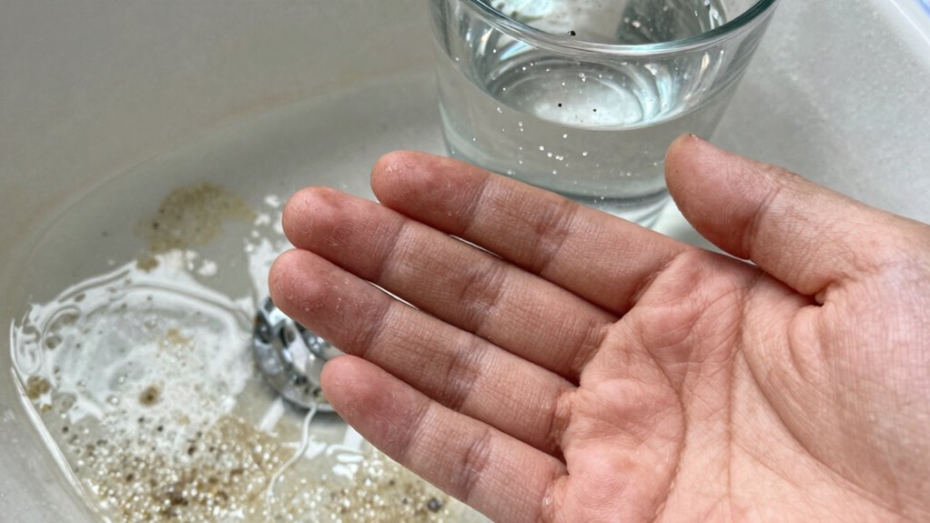 signs of hard water