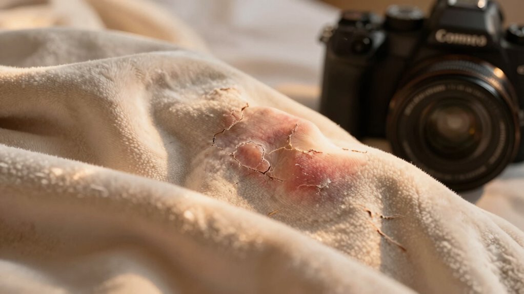 signs of heated blanket dryness