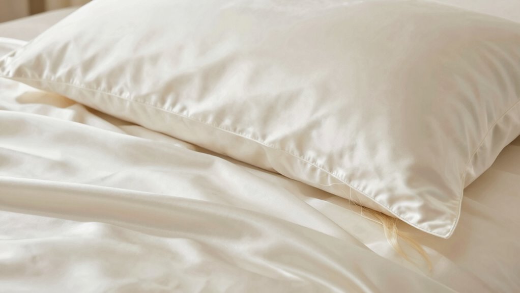 silk fabric pillow fit