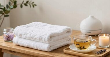 simple home spa routine