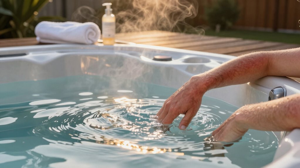 skin irritation from chlorine