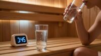 stay hydrated before sauna