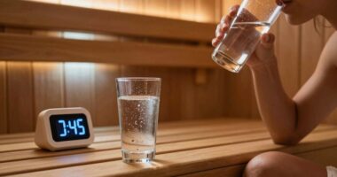 stay hydrated before sauna