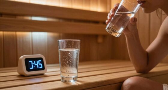stay hydrated before sauna