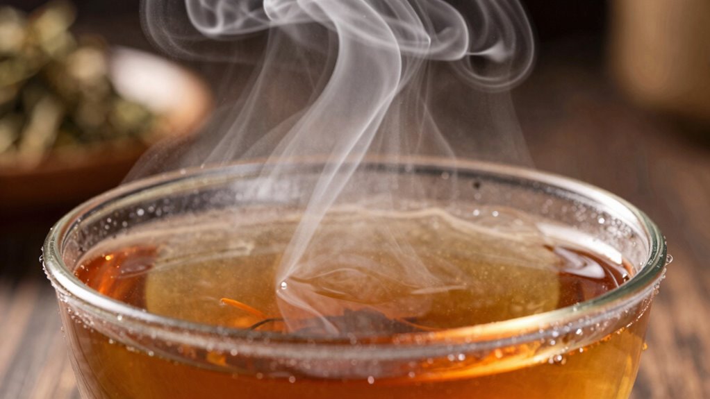 steam inhalation with precautions