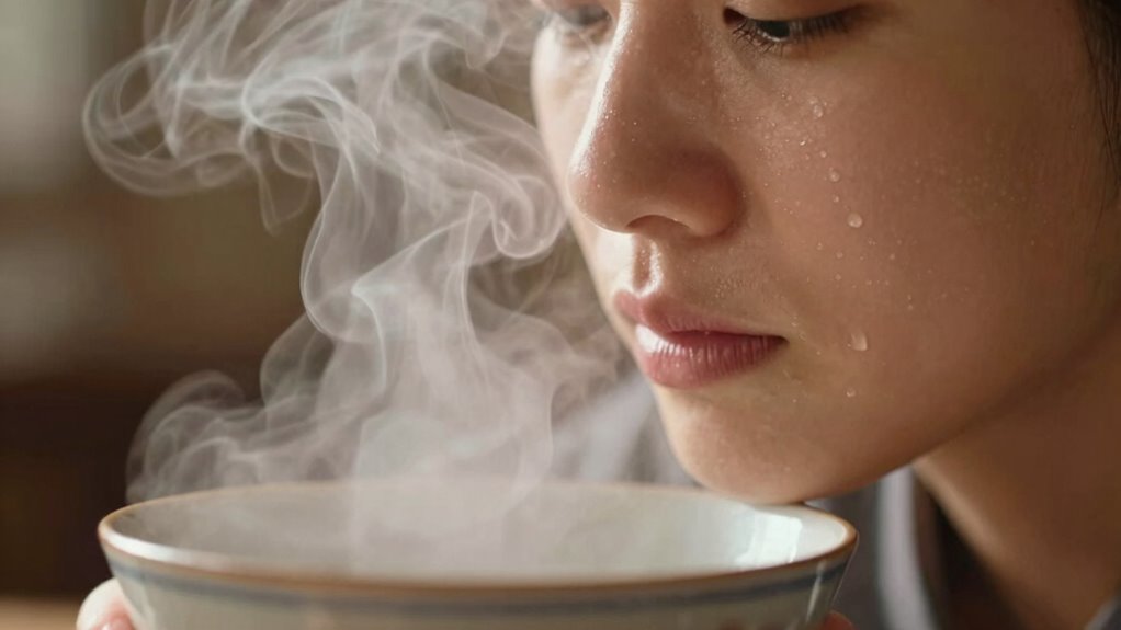 steam relieves sinus congestion