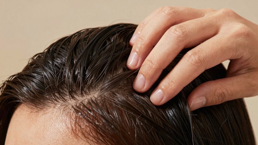 stimulate scalp blood flow