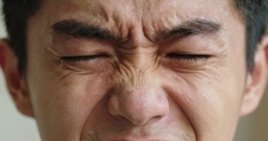 stress manifests in facial tension