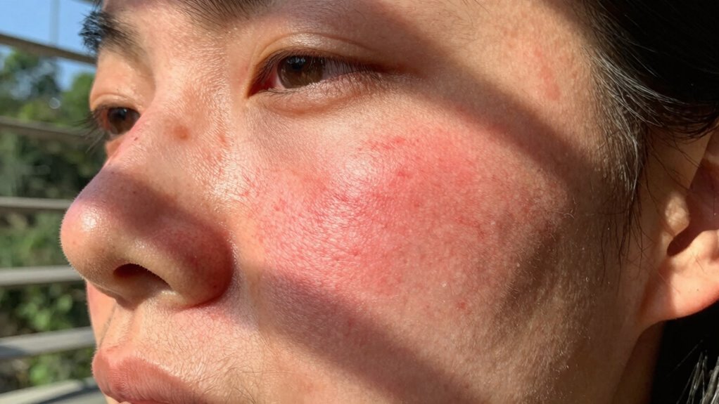 sun worsens photosensitivity symptoms