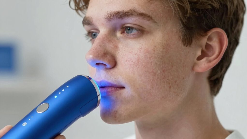 teen acne blue light considerations