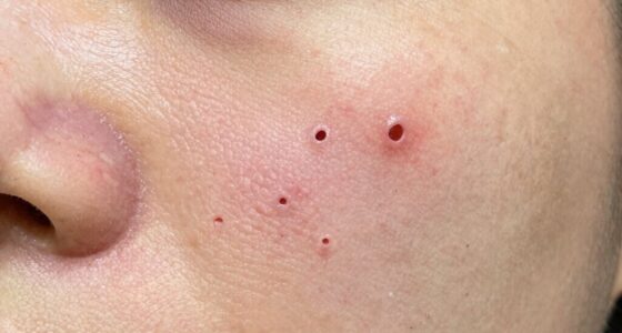 temporary pore enlargement post treatment