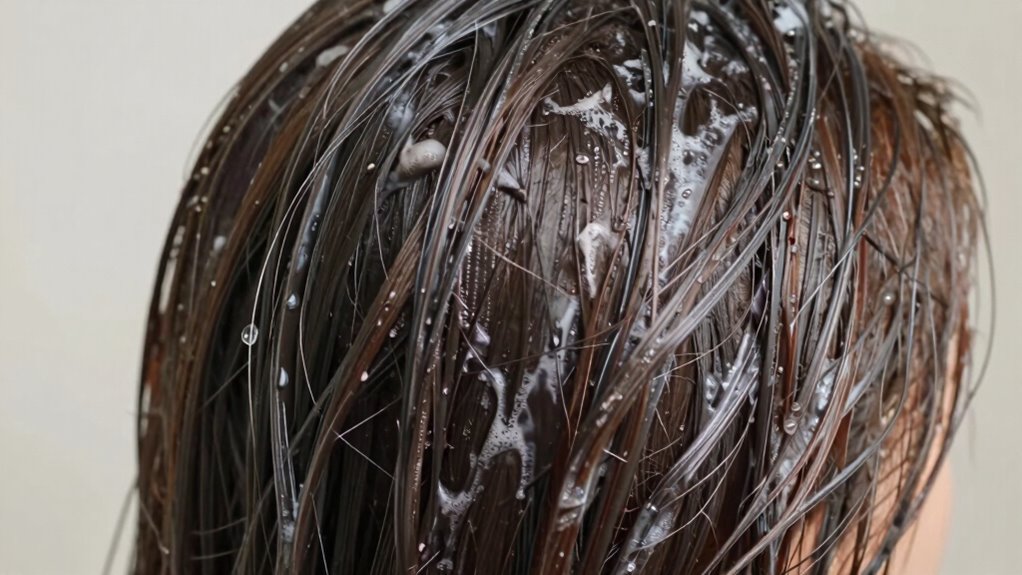 thorough cool water rinse