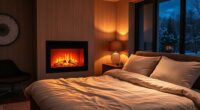 top bedroom electric fireplace heaters