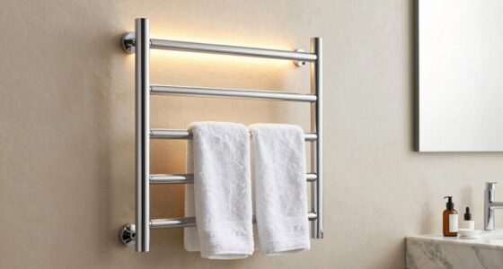 top heated towel racks