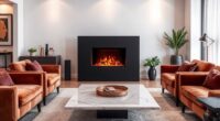 top luxury electric fireplace heaters
