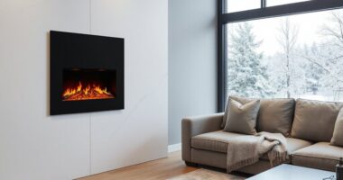 top quiet electric fireplace heaters