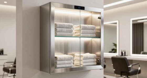 top salon towel warmer cabinets