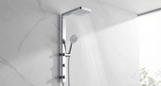 top shower panel systems