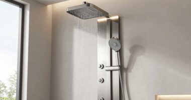 top shower panel systems