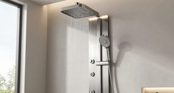 top shower panel systems